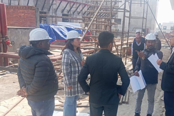 सहरी विकासमन्त्रीद्वारा नयाँ संसद् भवनमा आकस्मिक छड्के